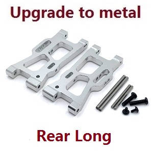 Wltoys XK 144010 RC Car spare parts todayrc toys listing rear long swing arm Metal Silver