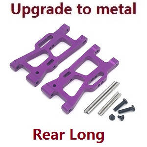 Wltoys XK 144010 RC Car spare parts todayrc toys listing rear long swing arm Metal Purple