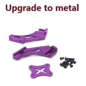 Wltoys XK 144010 RC Car spare parts todayrc toys listing tail wing fixed group Metal Purple
