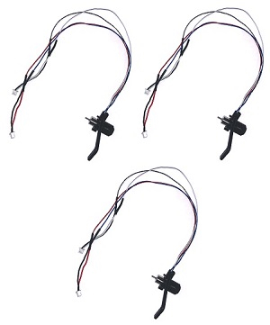 RC ERA C128 Sentry Wav RC Helicopter Drone spare parts tail motor and led set 3set