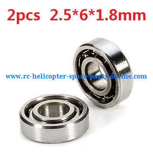 WLtoys WL V988 RC helicopter spare parts todayrc toys listing bearing (2.5*6*1.8mm 2pcs)